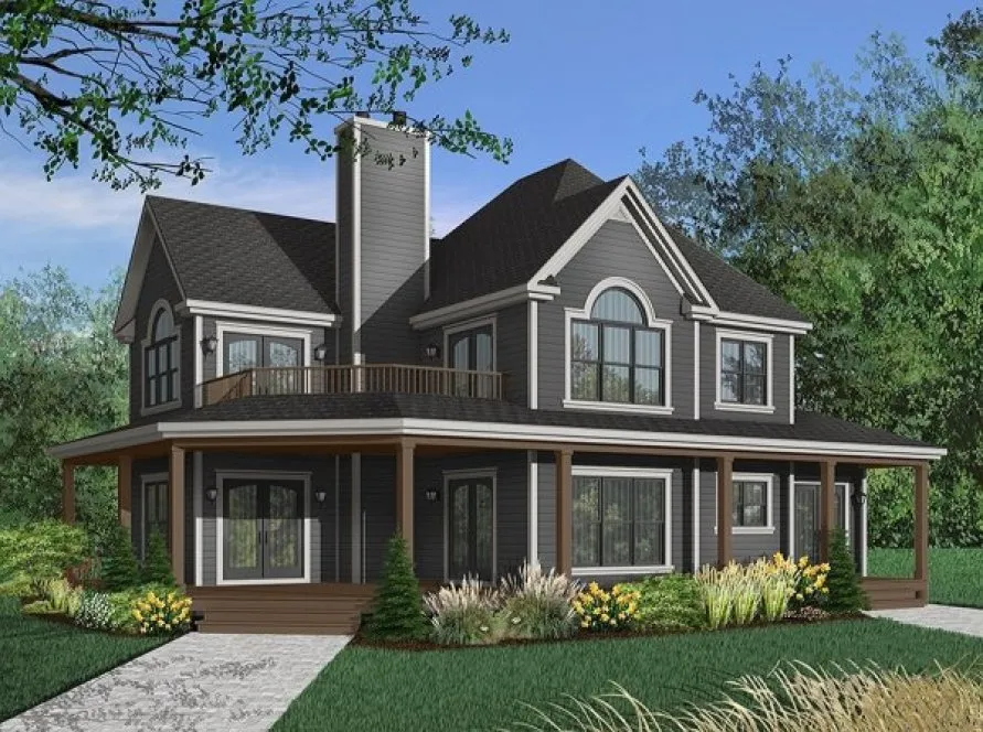 ExteriorPhoto for House Plan #142383