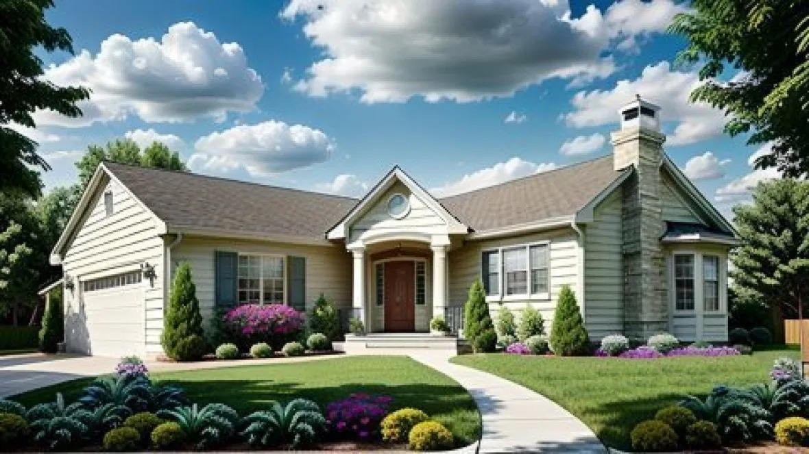 Full Rendering for House Plan #354911