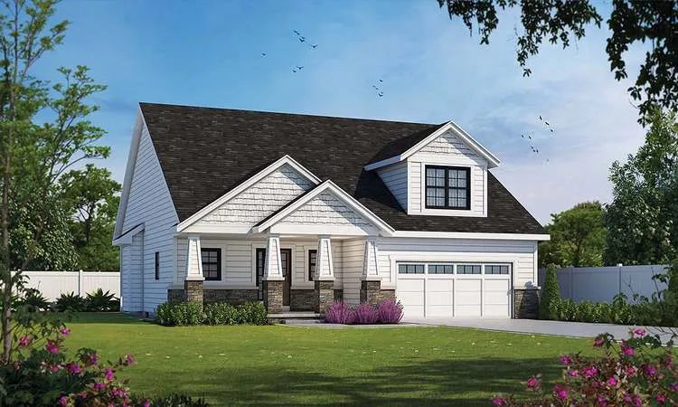 Full Rendering for House Plan #159781