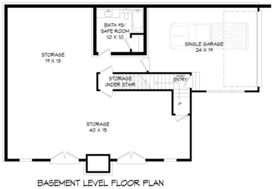 Basement Plan for House Plan #699442