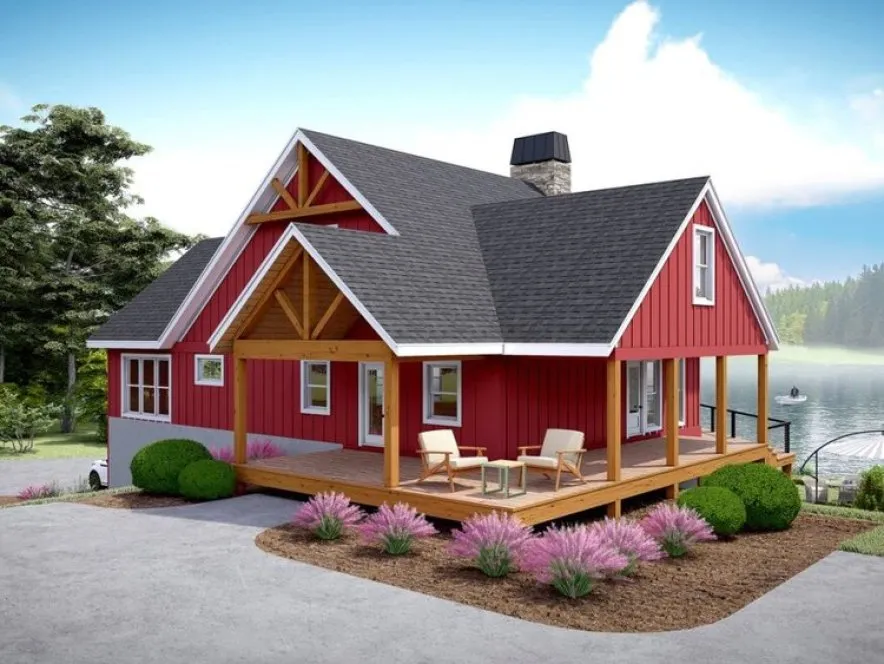 Full Rendering for House Plan #699442