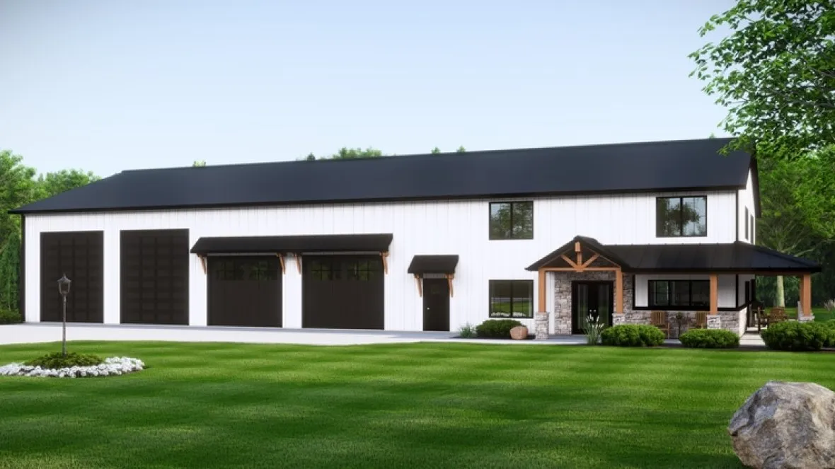 Full Rendering for House Plan #753403