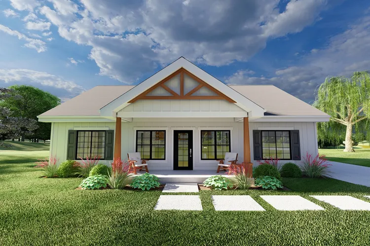 Full Rendering for House Plan #581496