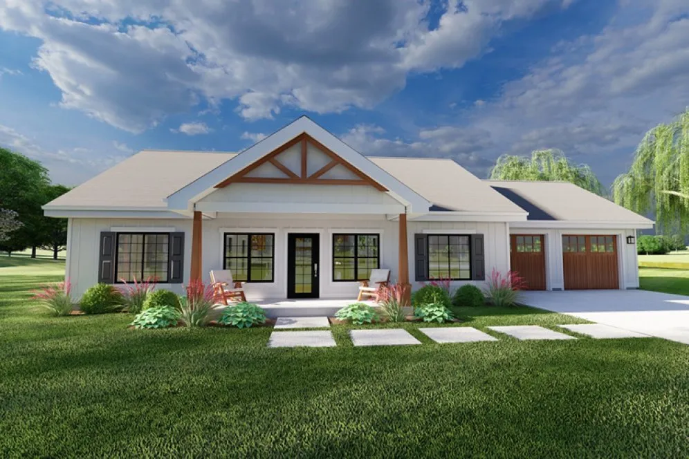 Full Rendering for House Plan #581498