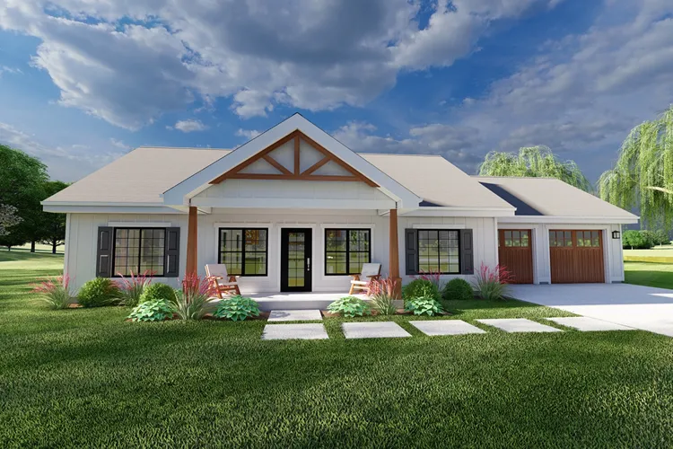 Full Rendering for House Plan #581498