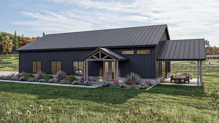 Full Rendering for House Plan #707851