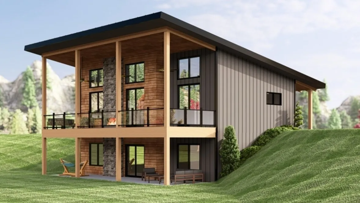 ExteriorPhoto for House Plan #750611