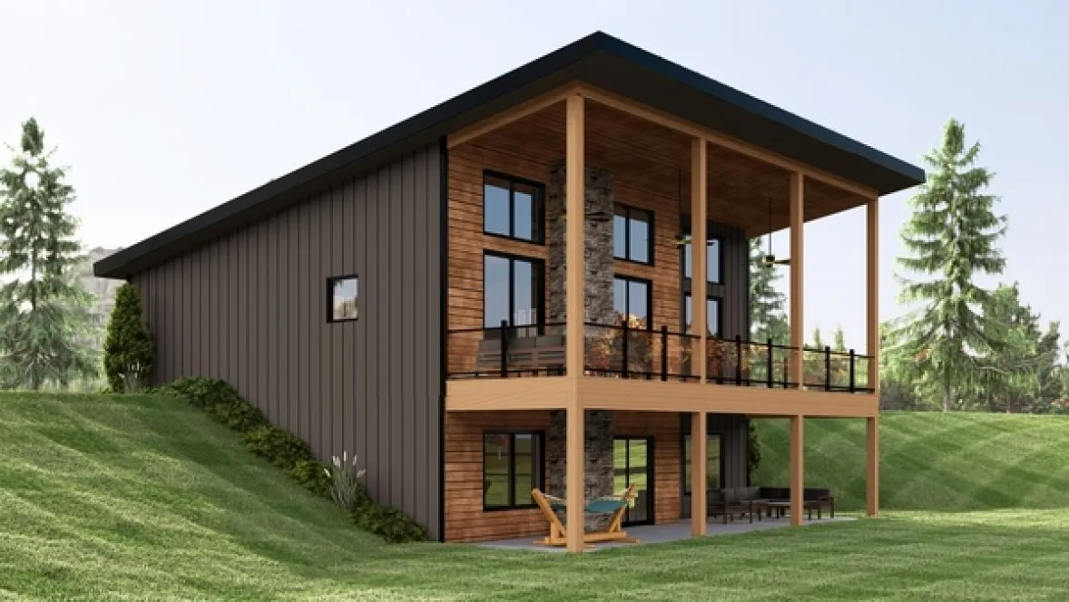 ExteriorPhoto for House Plan #750611