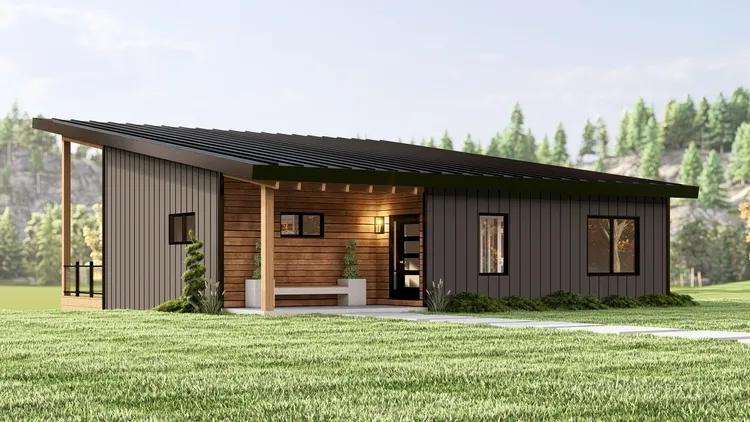 Full Rendering for House Plan #750611