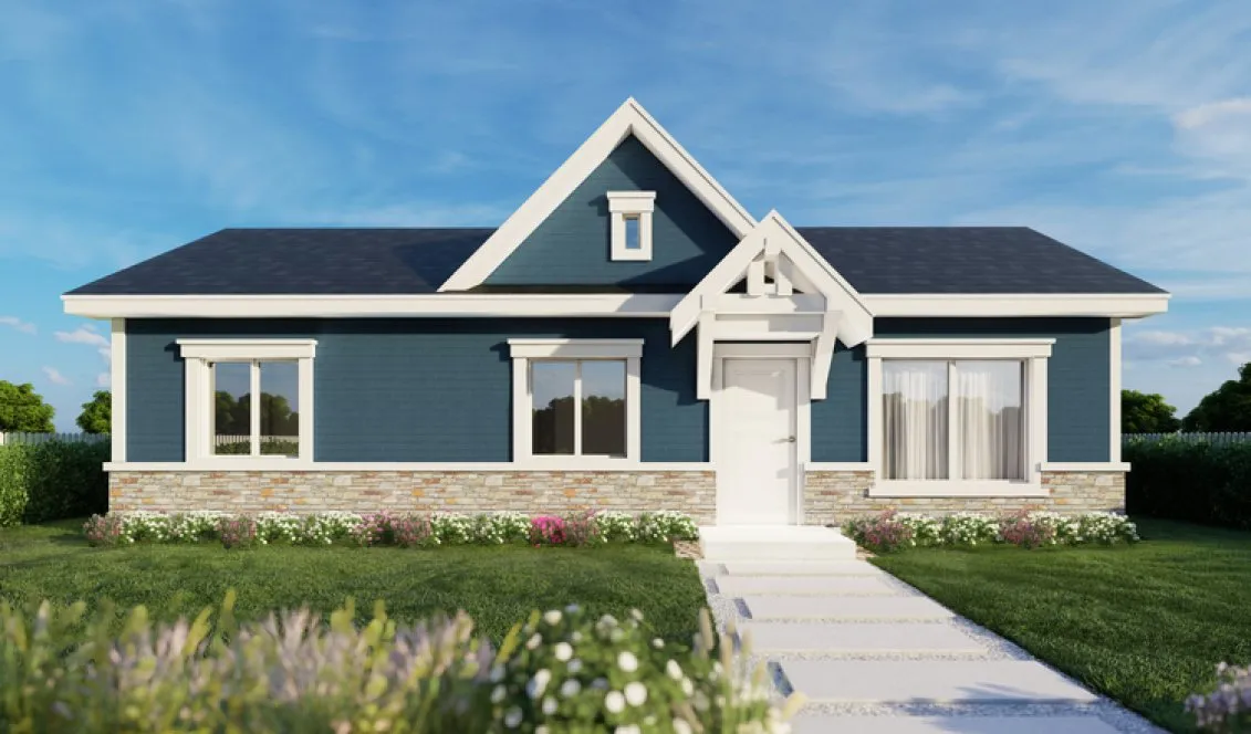 Full Rendering for House Plan #800080