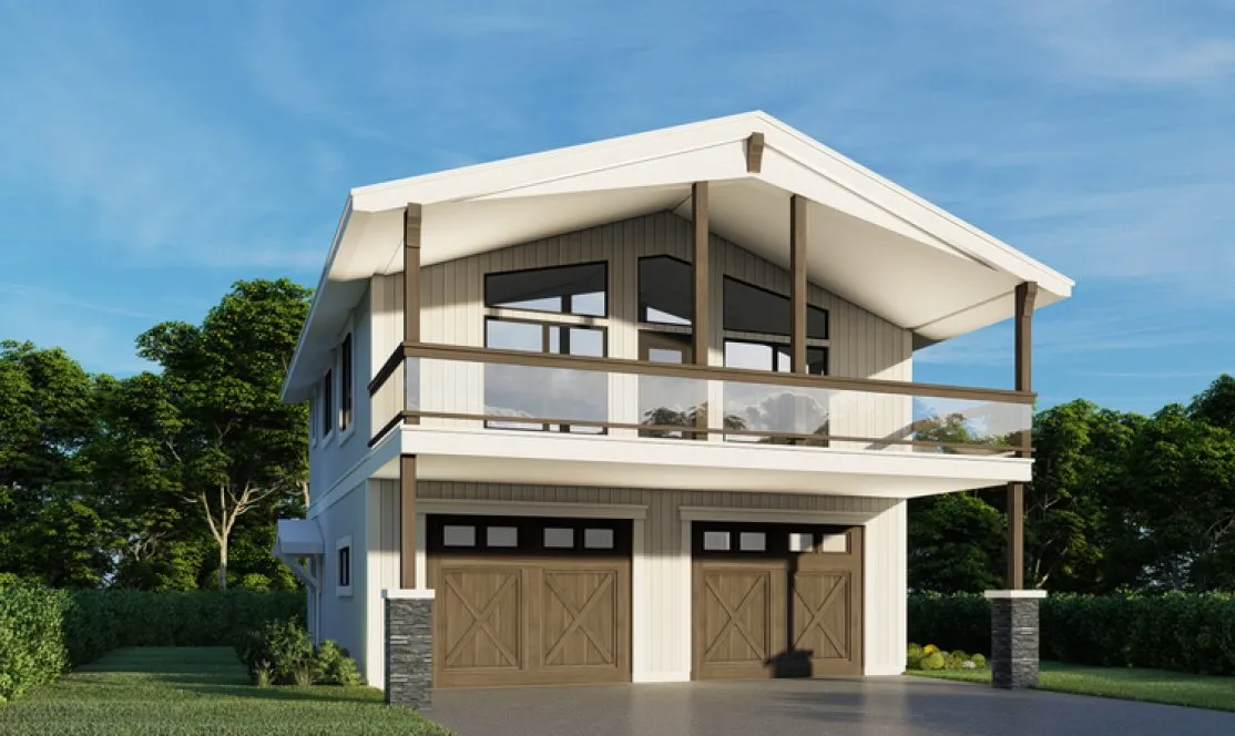 Full Rendering for House Plan #806102