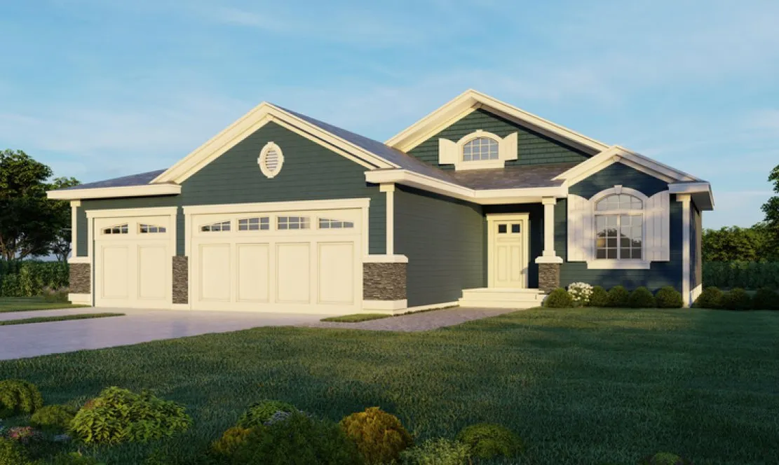 Full Rendering for House Plan #800321