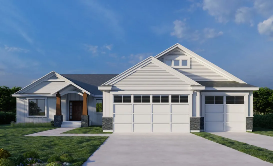 Full Rendering for House Plan #801161