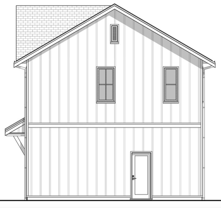 Right Elevation for House Plan #597241