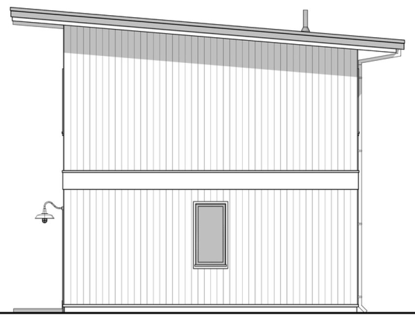 Right Elevation for House Plan #597641