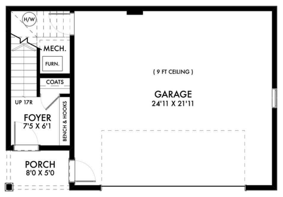 Main Floor Plan for House Plan #597641