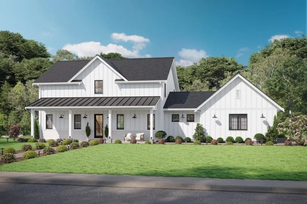 Full Rendering for House Plan #596062