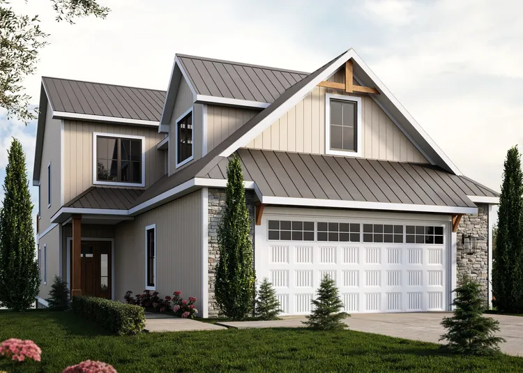 Full Rendering for House Plan #753192