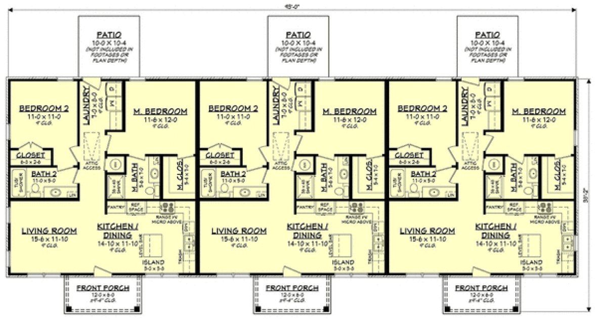 Main Floor Plan for House Plan #301992