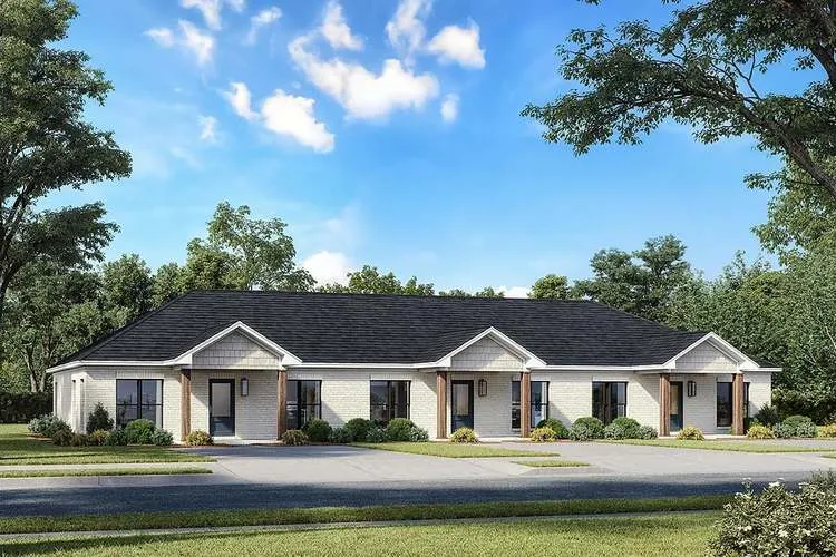 Full Rendering for House Plan #301992