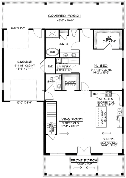 Basement Plan for House Plan #750441