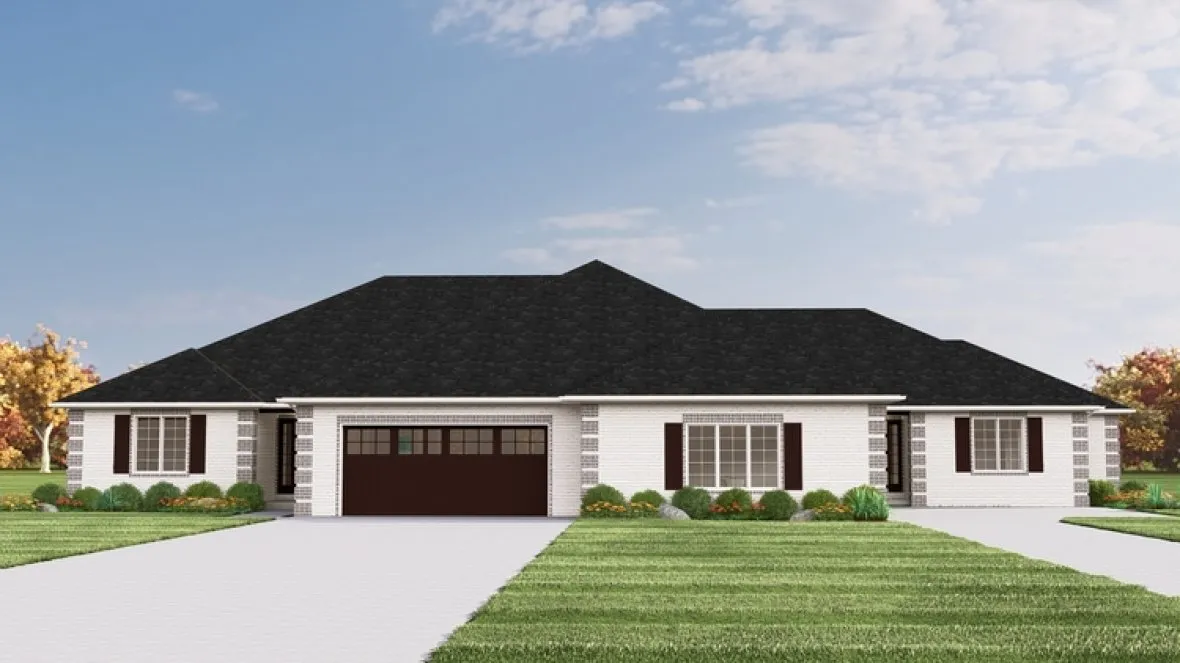 Full Rendering for House Plan #752913