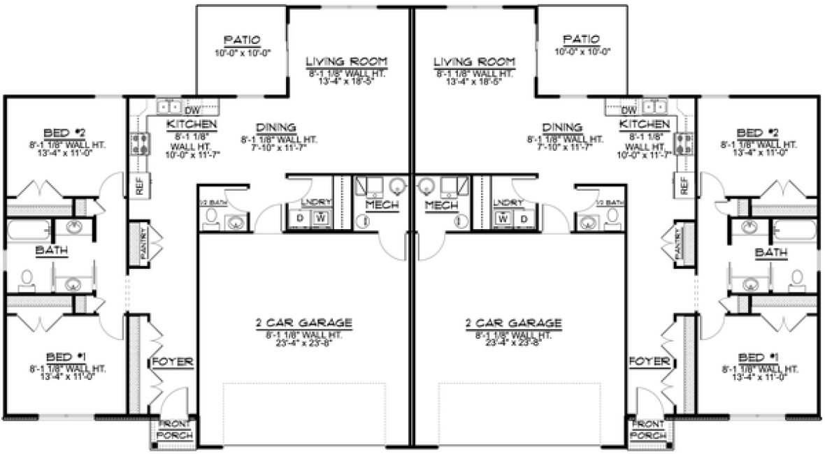 Main Floor Plan for House Plan #759821