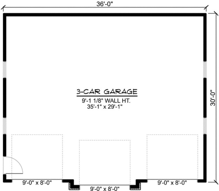 Main Floor Plan for House Plan #752901