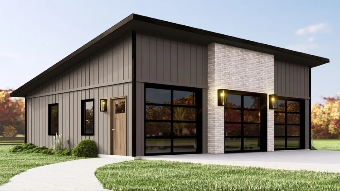 Full Rendering for House Plan #752901