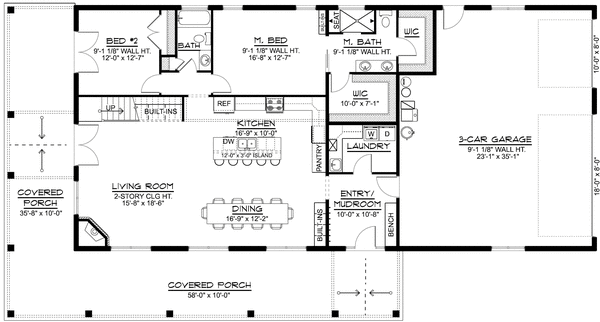 Main Floor Plan for House Plan #753472