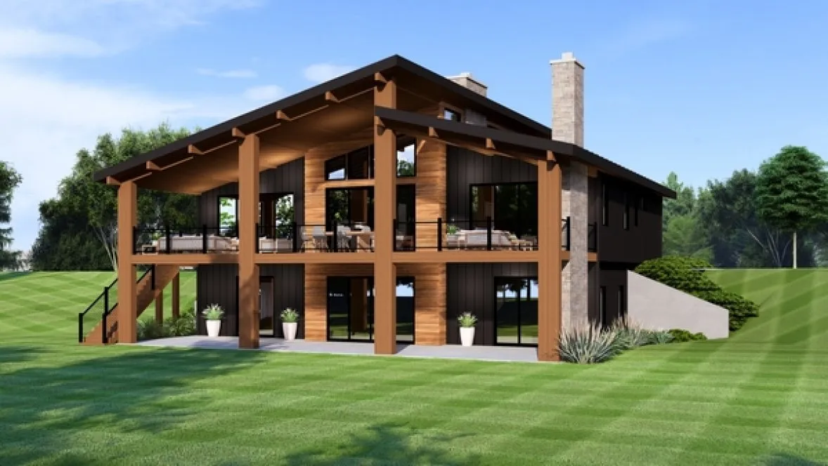 ExteriorPhoto for House Plan #758604