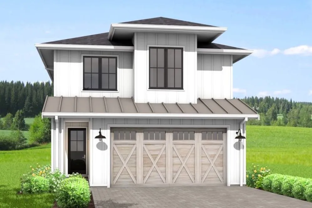 Full Rendering for House Plan #593422