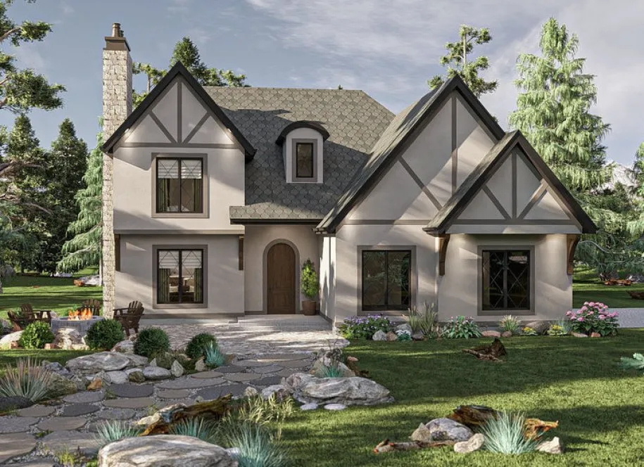 Full Rendering for House Plan #705891