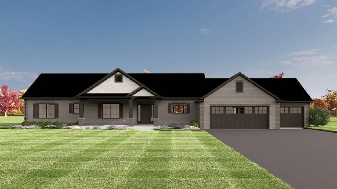 Full Rendering for House Plan #753332