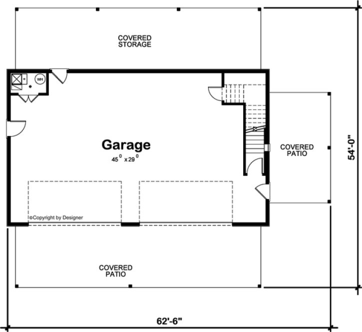 Main Floor Plan for House Plan #155692