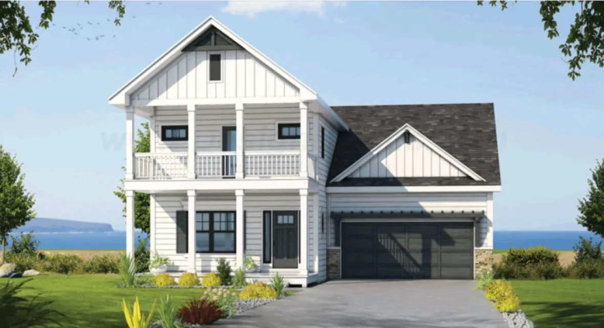 Full Rendering for House Plan #151832