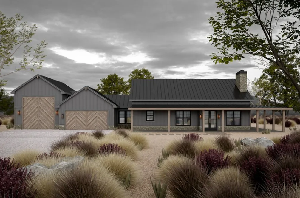 Full Rendering for House Plan #154202