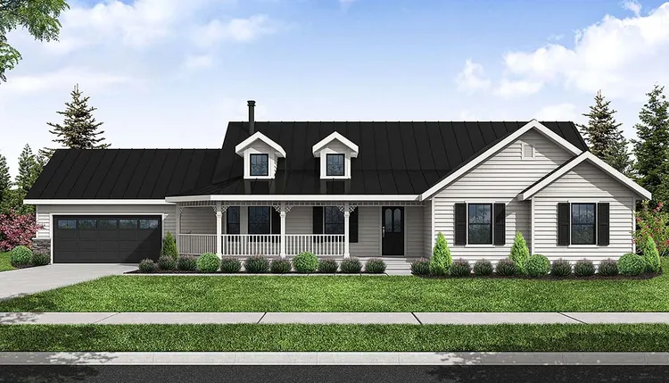 Full Rendering for House Plan #346871