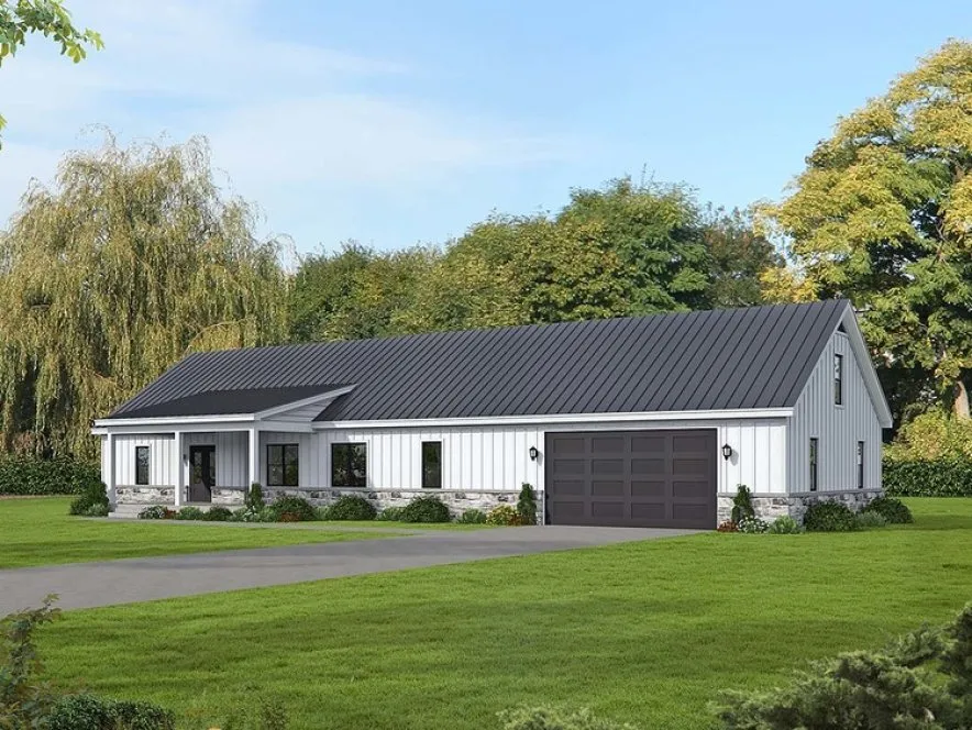 Full Rendering for House Plan #690602