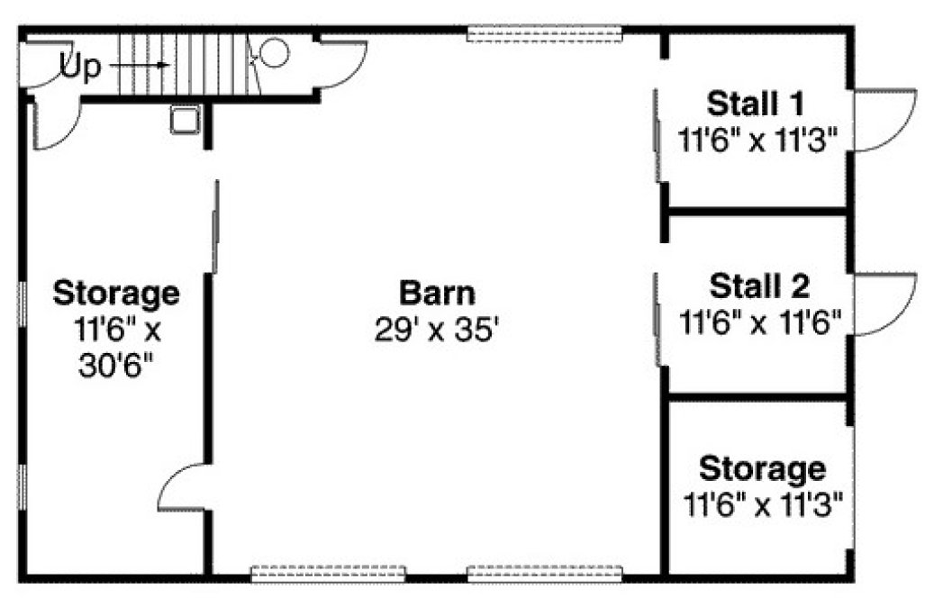 Main Floor Plan for House Plan #342962