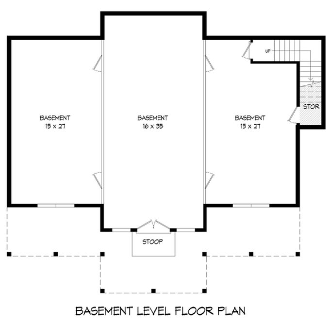 Basement Plan for House Plan #697351