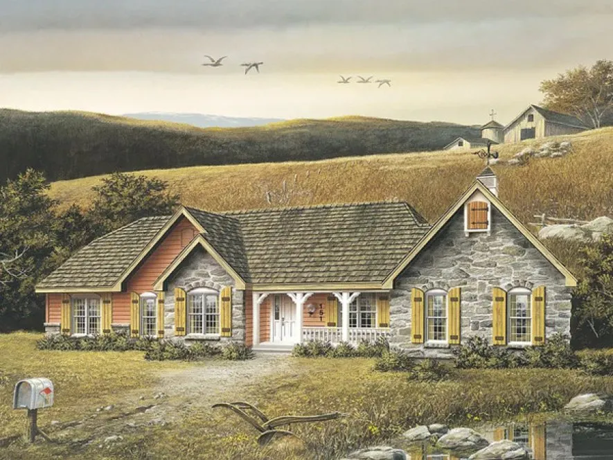 ExteriorPhoto for House Plan #634782