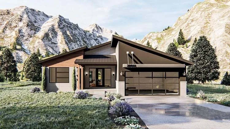 Full Rendering for House Plan #706891
