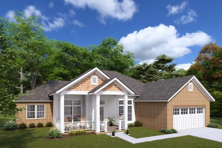 Full Rendering for House Plan #246361