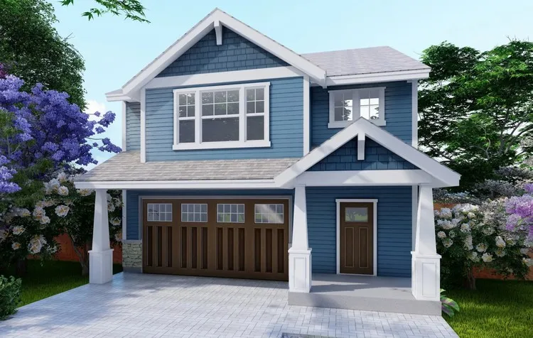 Full Rendering for House Plan #855422