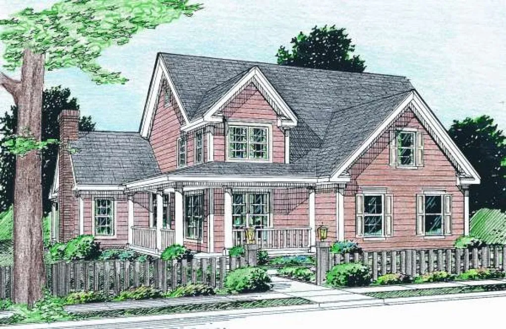 Full Rendering for House Plan #246414