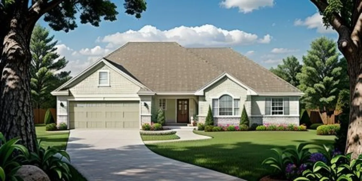 Full Rendering for House Plan #356041
