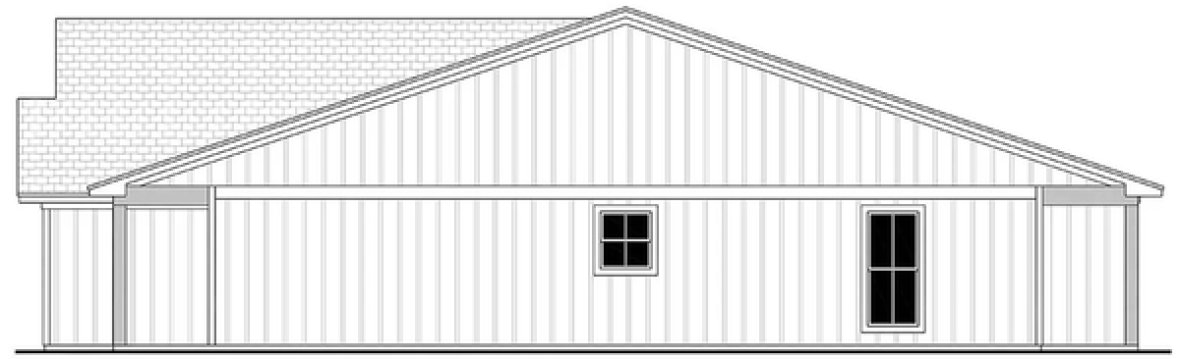 Right Elevation for House Plan #306912