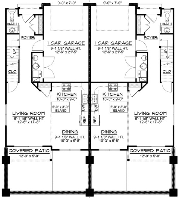 Main Floor Plan for House Plan #752113