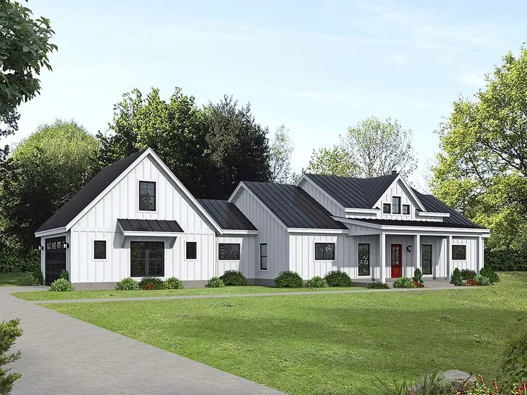 Full Rendering for House Plan #698122